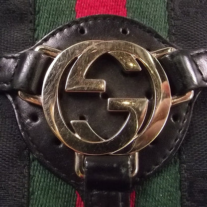 Gucci Monogram Reins Hobo Black 8 of 9