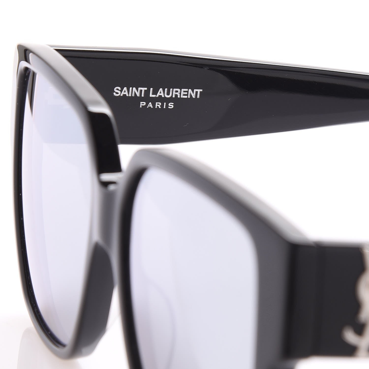 Saint Laurent Square SL M9 Sunglasses Black 9 of 10