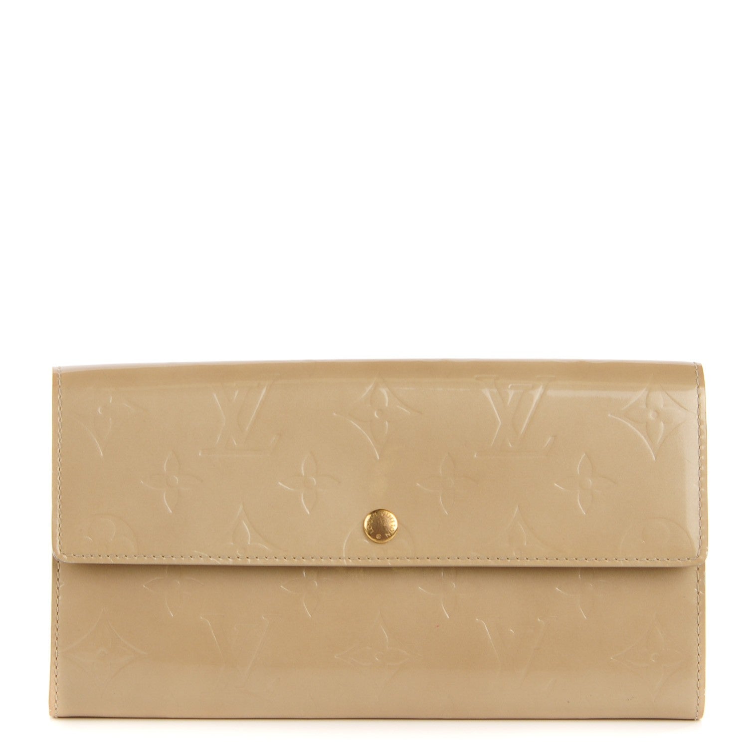 Louis Vuitton Vernis Sarah Wallet Beige 1 of 14