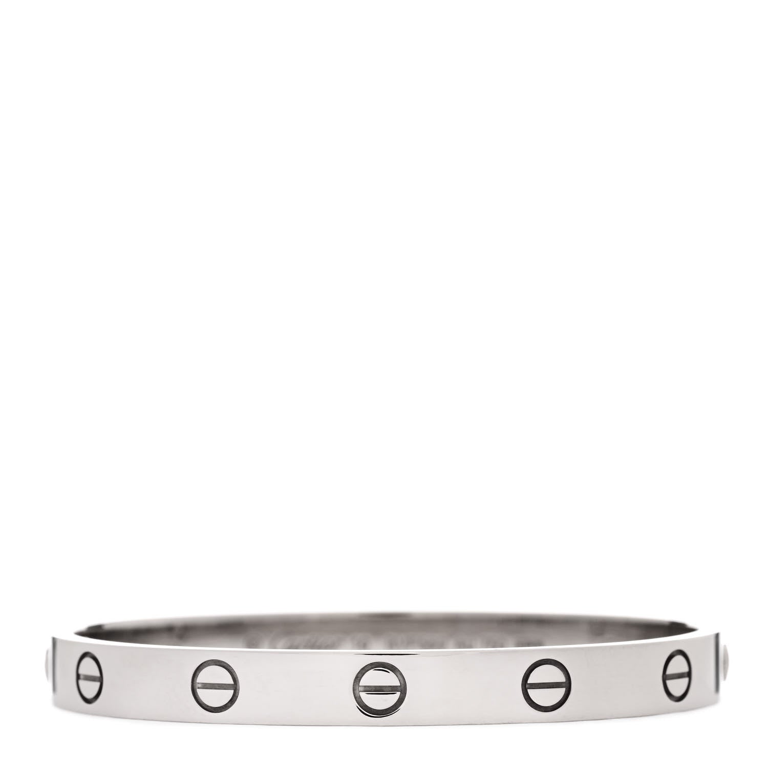Cartier 18K White Gold LOVE Bracelet 16 1 of 4