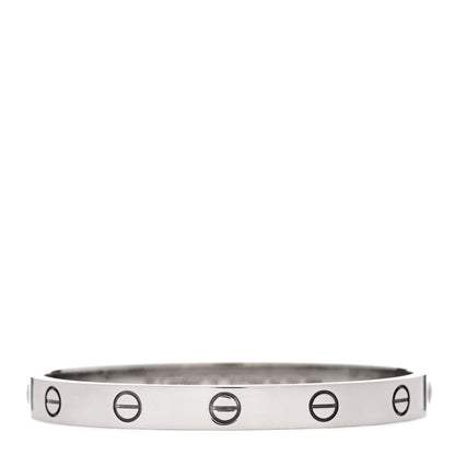 Cartier 18K White Gold LOVE Bracelet 16 1 of 4