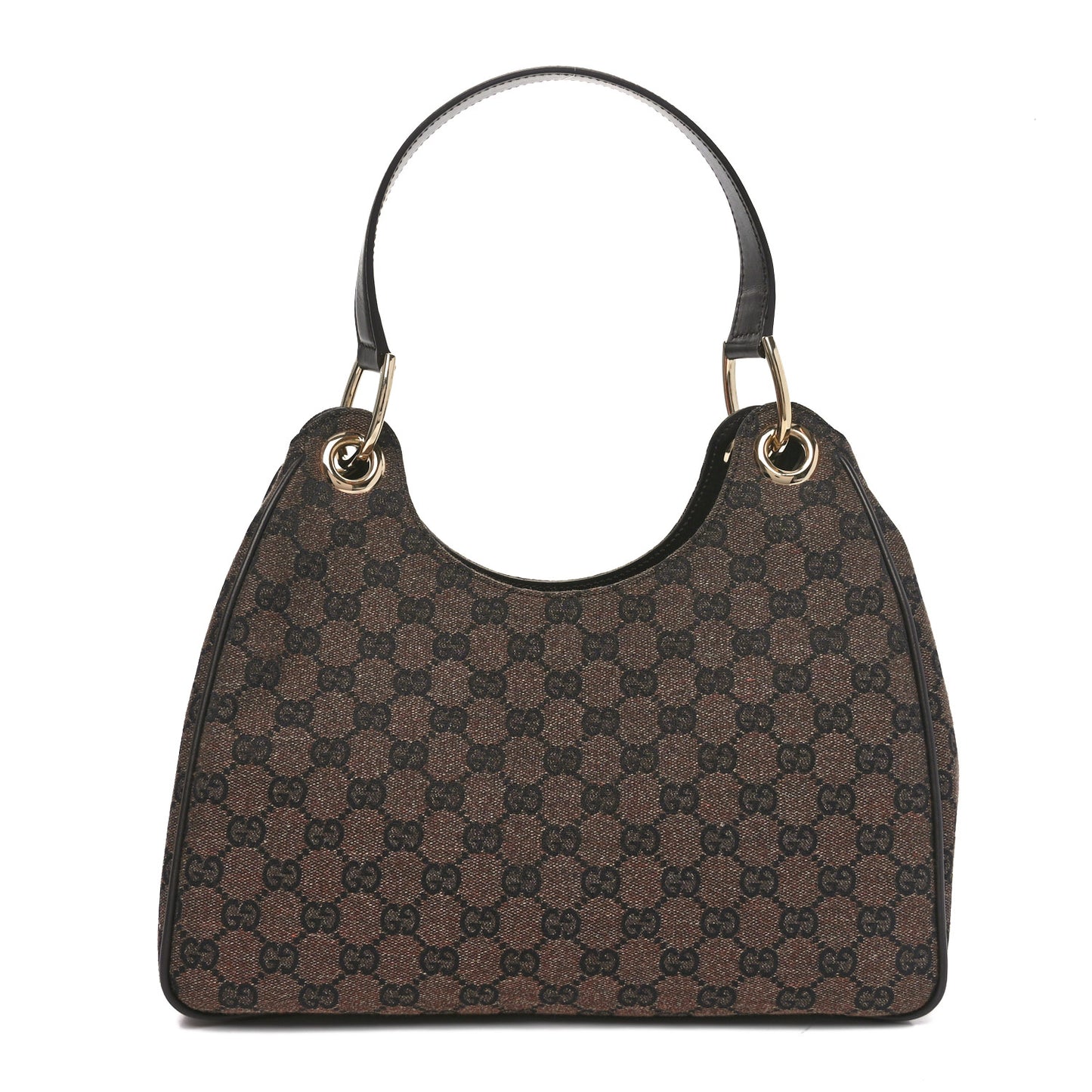 Monogram Hobo Dark Brown
