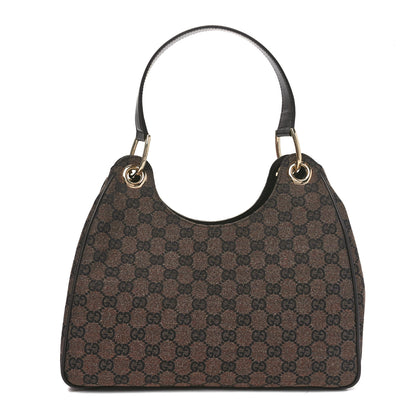 Gucci Monogram Hobo Dark Brown 1 of 10