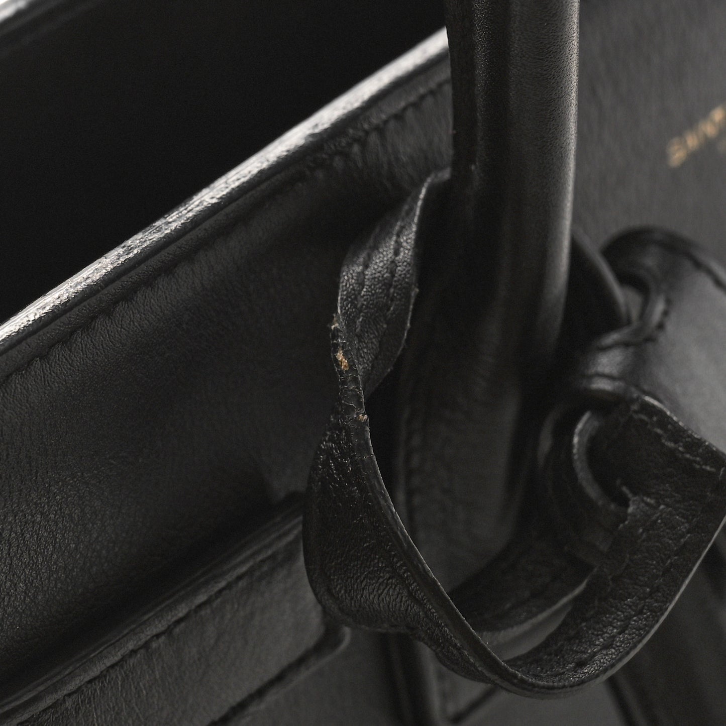 Calfskin Baby Sac De Jour Black