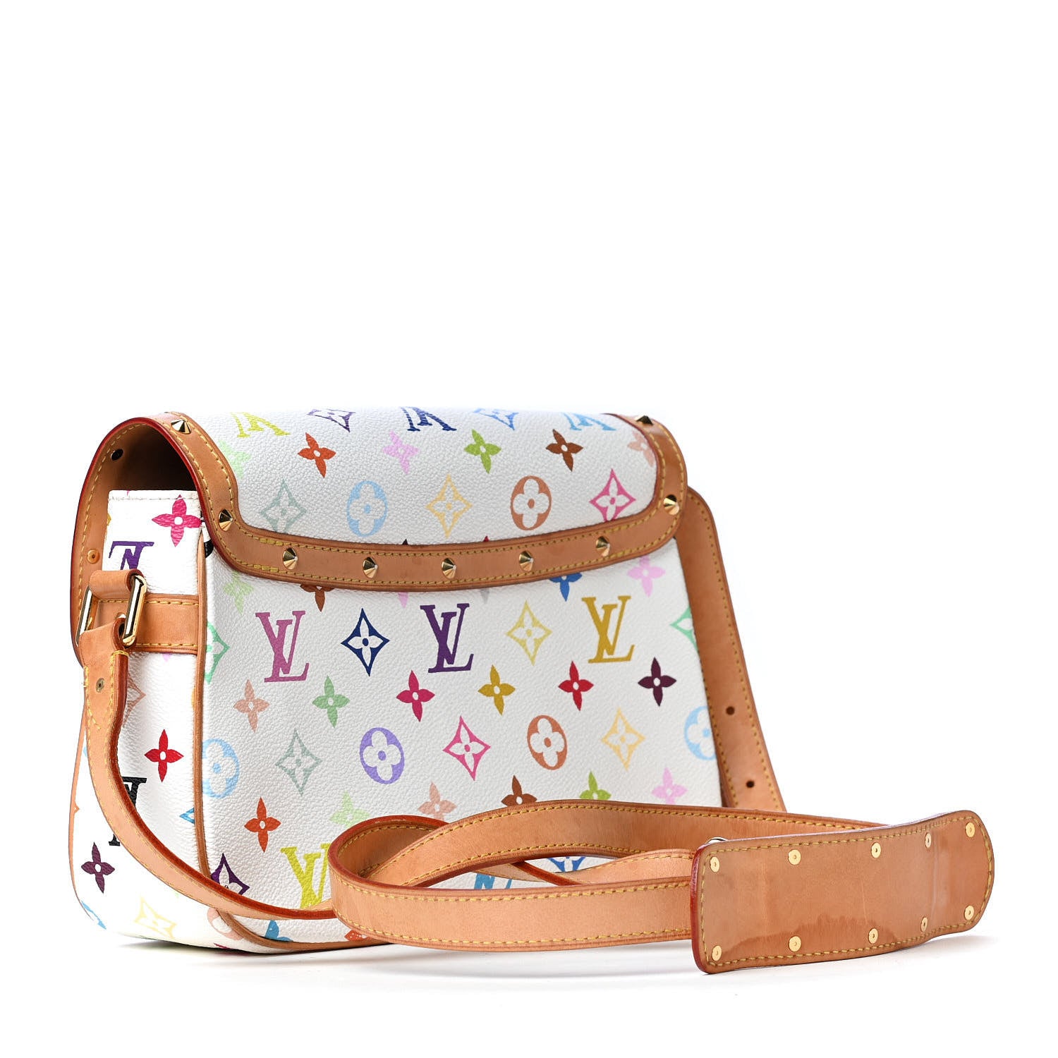 Louis Vuitton Monogram Multicolor Sologne White 2 of 6