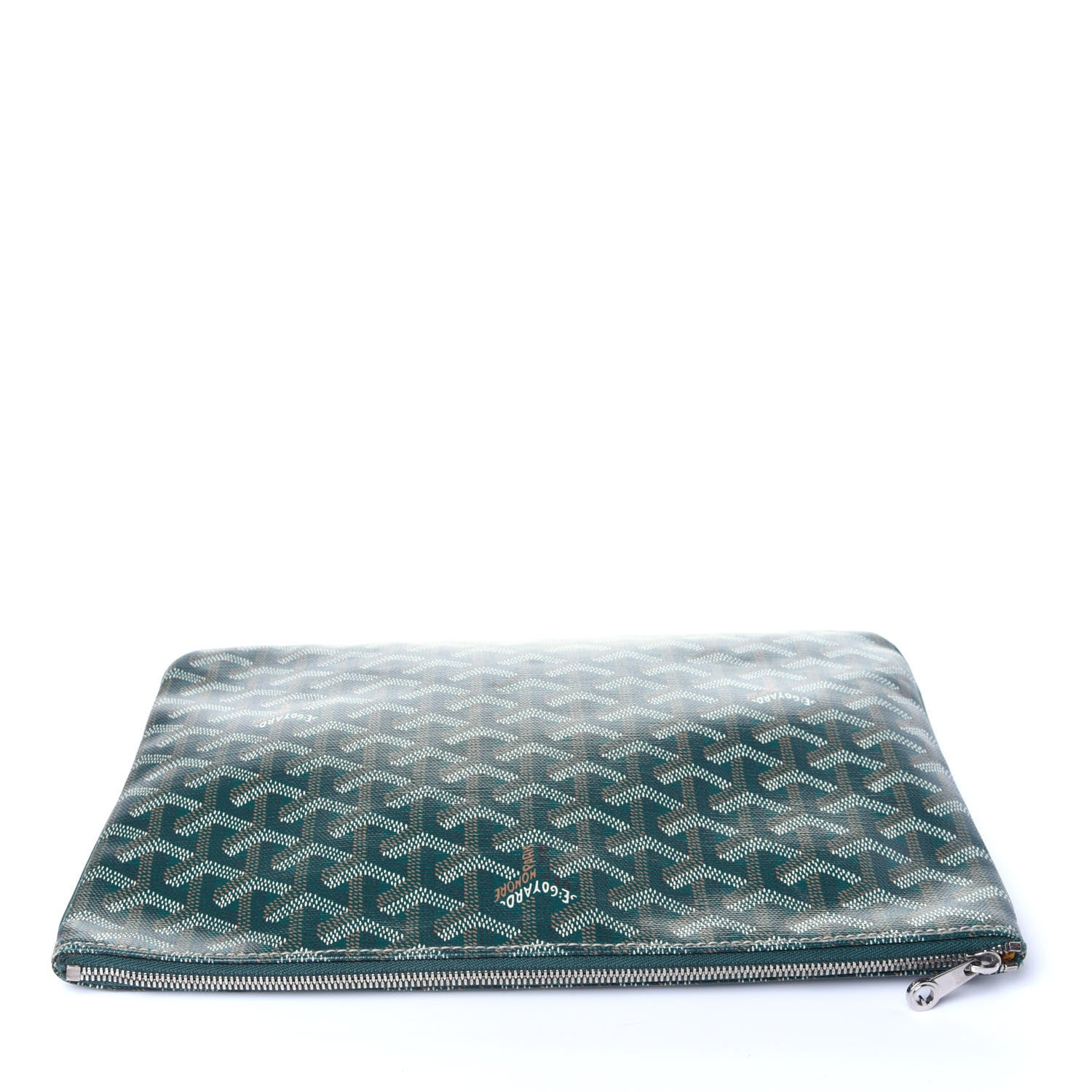 Goyard Goyardine Senat Pochette MM Green 10 of 13