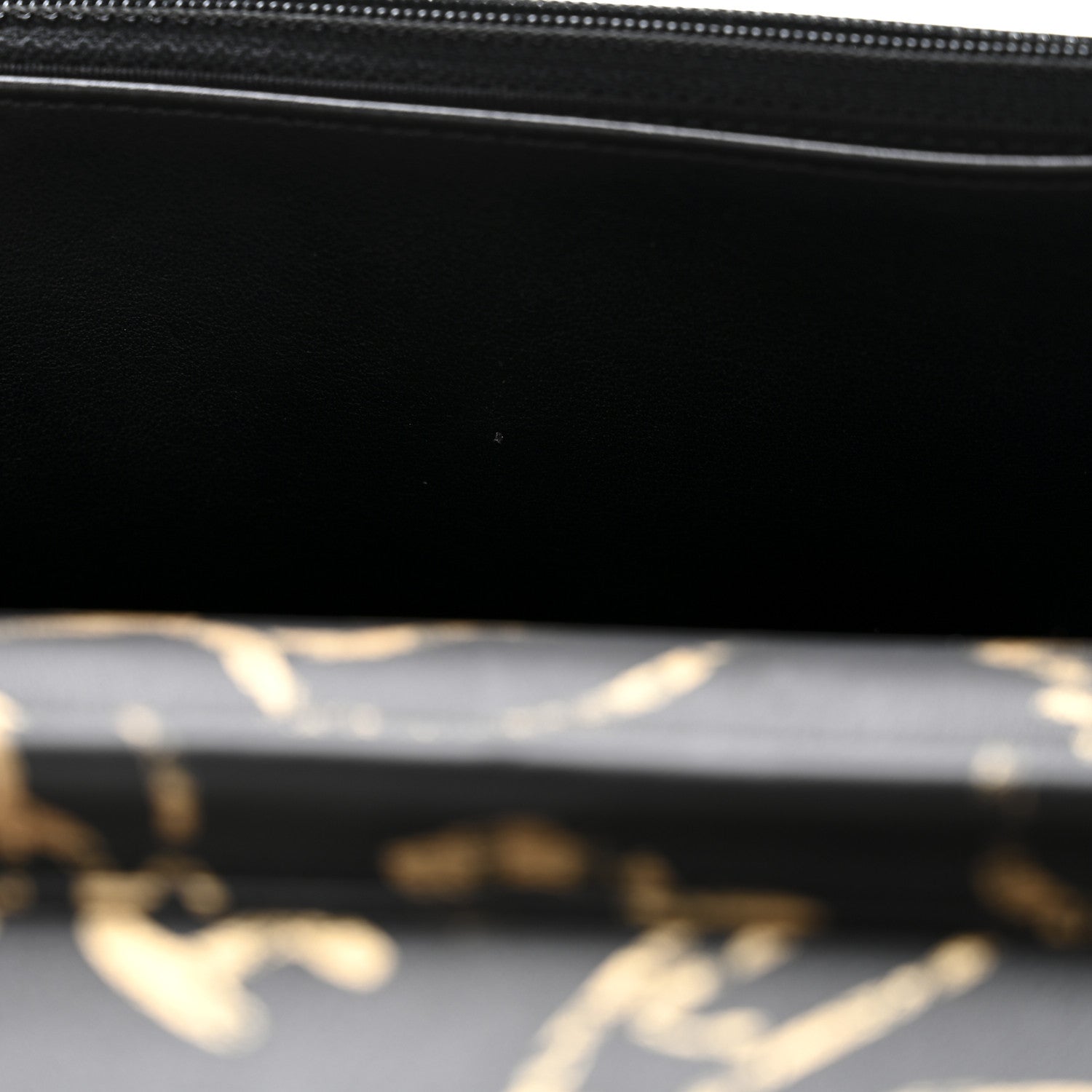 Chanel Calfskin Quilted Graffiti Pyramid Wallet On Chain WOC Black 7 of 12