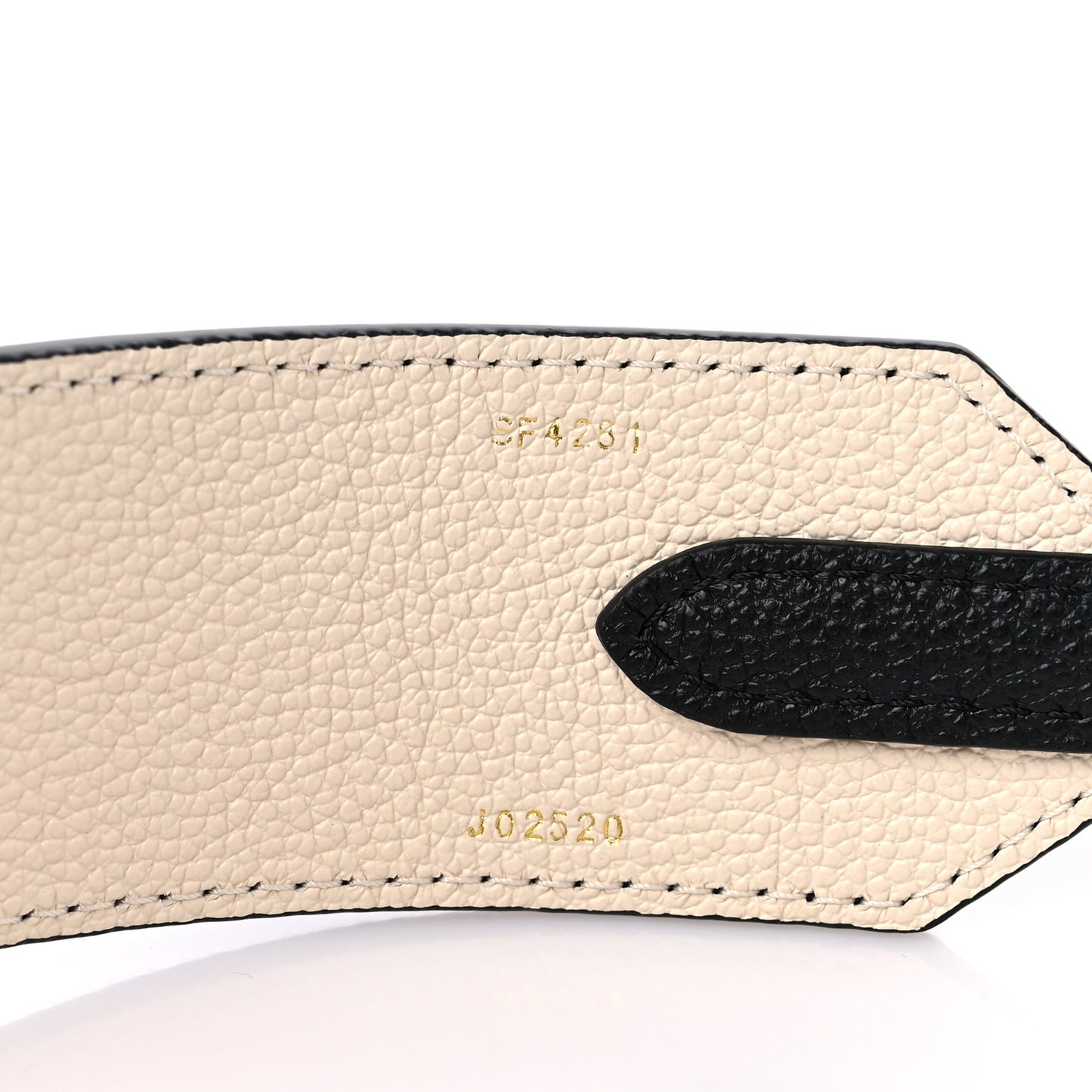 Empreinte Monogram Bandouliere Shoulder Strap Black Beige