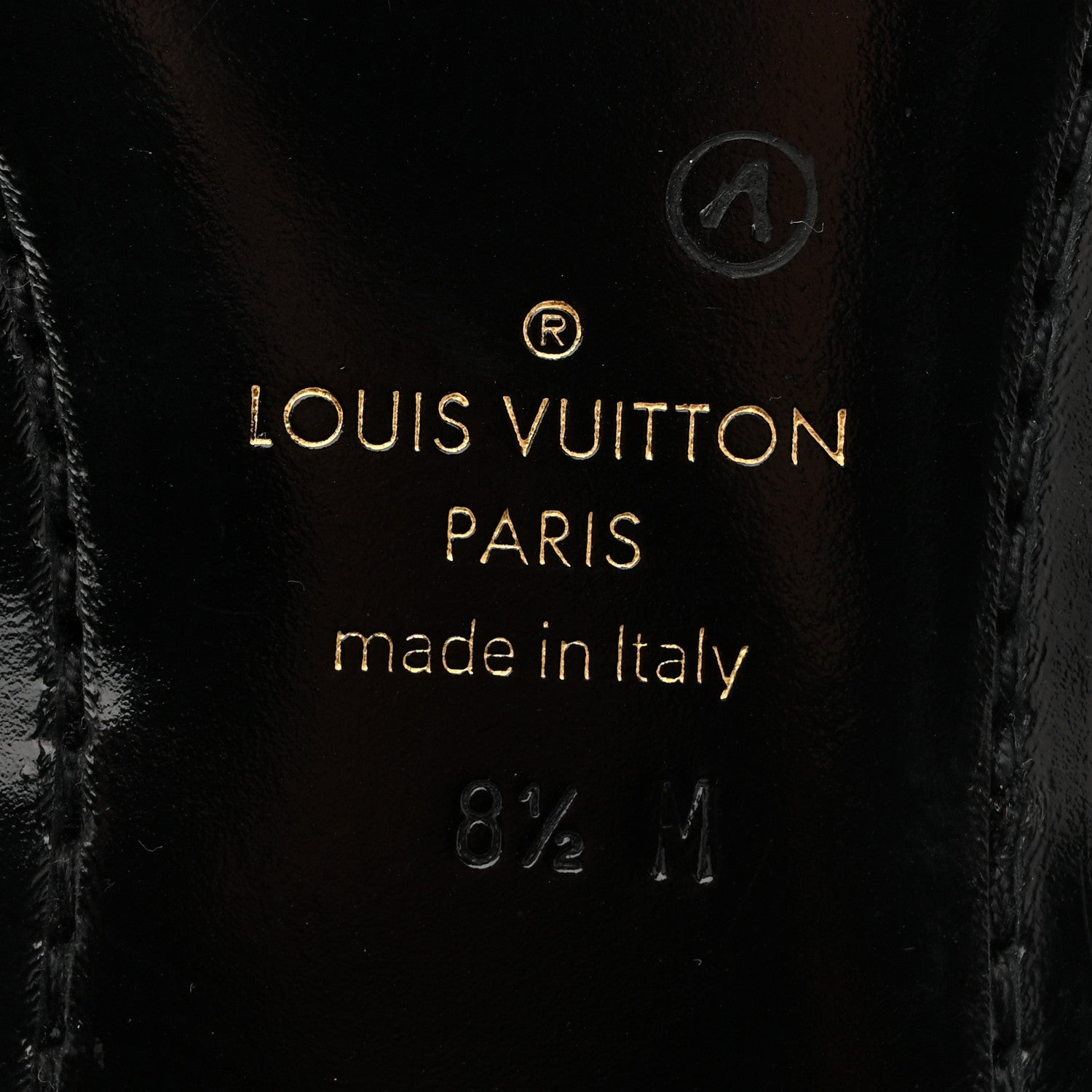 Louis Vuitton Velvet Mens Upside Down Auteuil Slipper 8.5 Black 8 of 9
