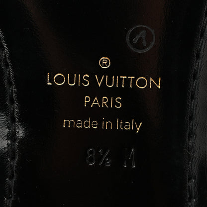 Louis Vuitton Velvet Mens Upside Down Auteuil Slipper 8.5 Black 8 of 9