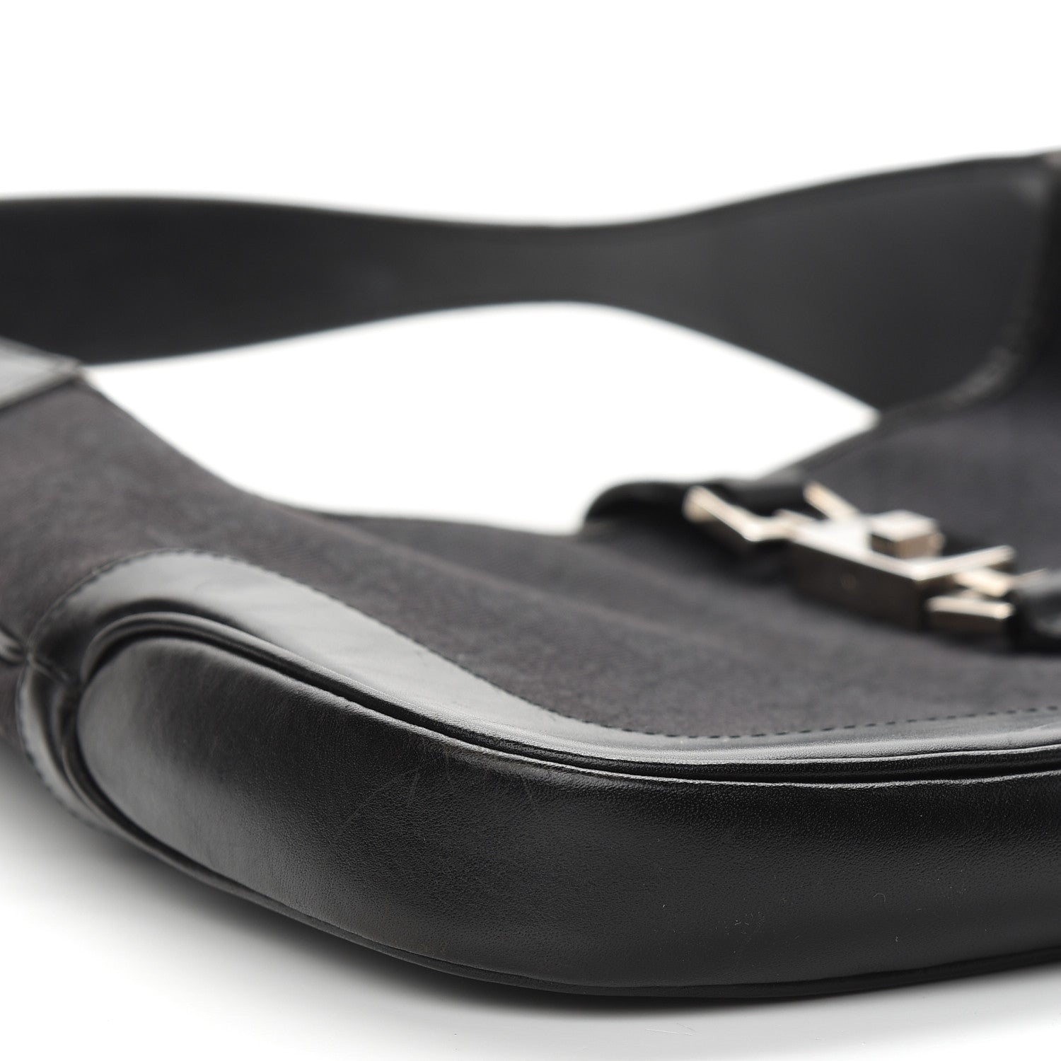 Gucci Monogram Small Jackie O Hobo Black 8 of 10