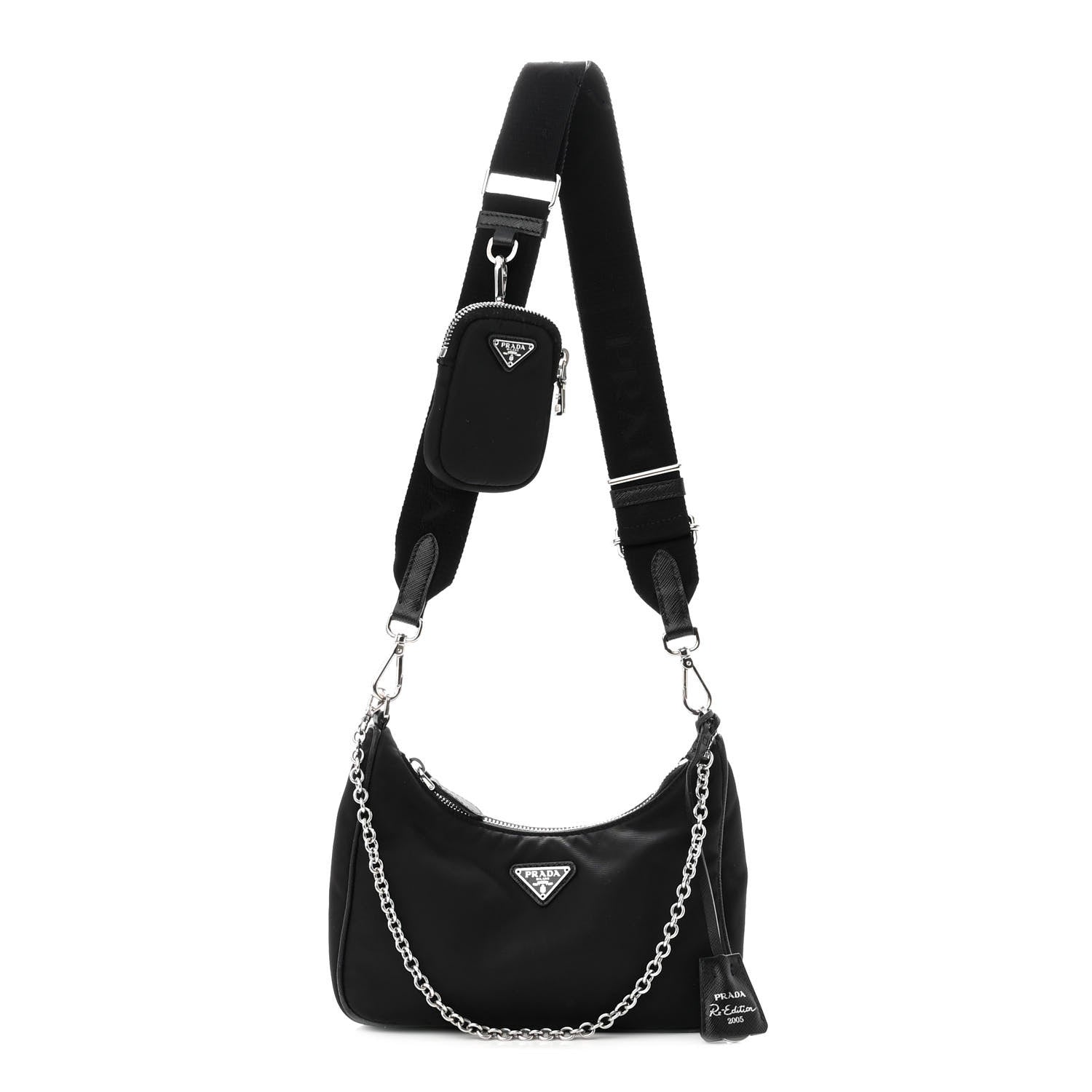 Prada Nylon Re-Edition 2005 Shoulder Bag Black 1 of 9
