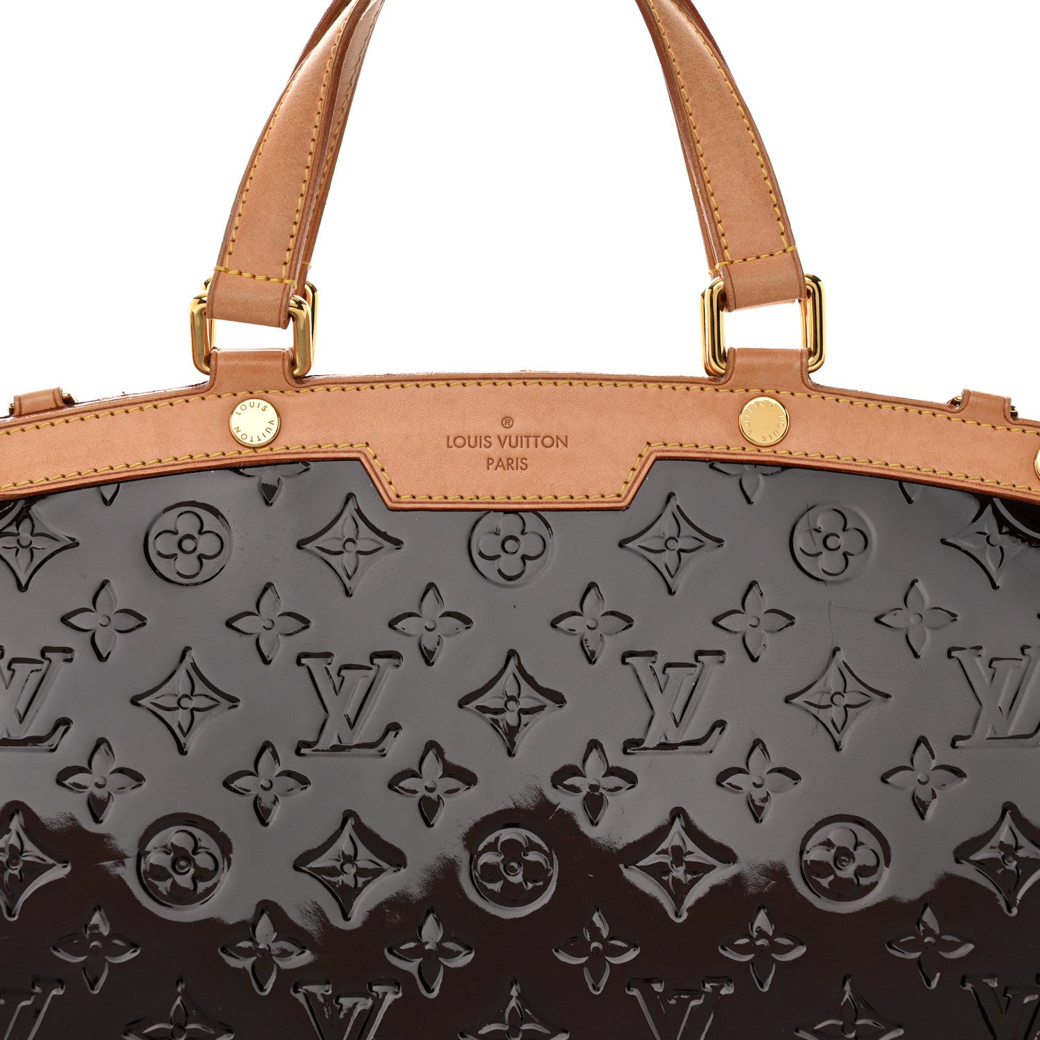 Louis Vuitton Vernis Brea GM Amarante 8 of 11
