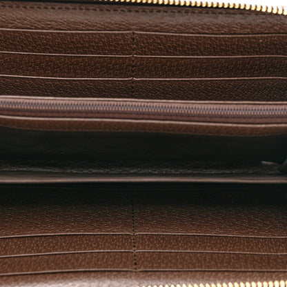 Gucci GG Supreme Monogram Web Ophidia Zip Around Wallet Brown 5 of 8