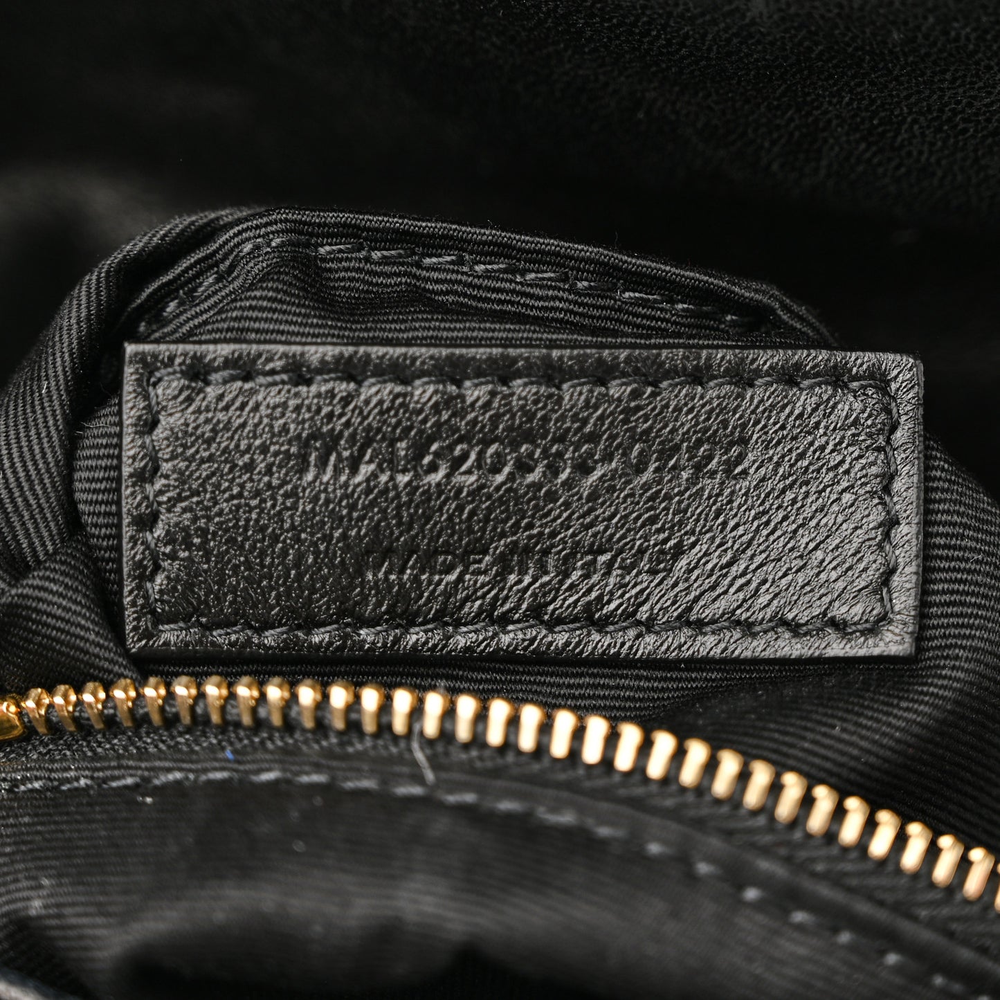 Lambskin Quilted Toy Loulou Puffer Monogram Chain Satchel Black