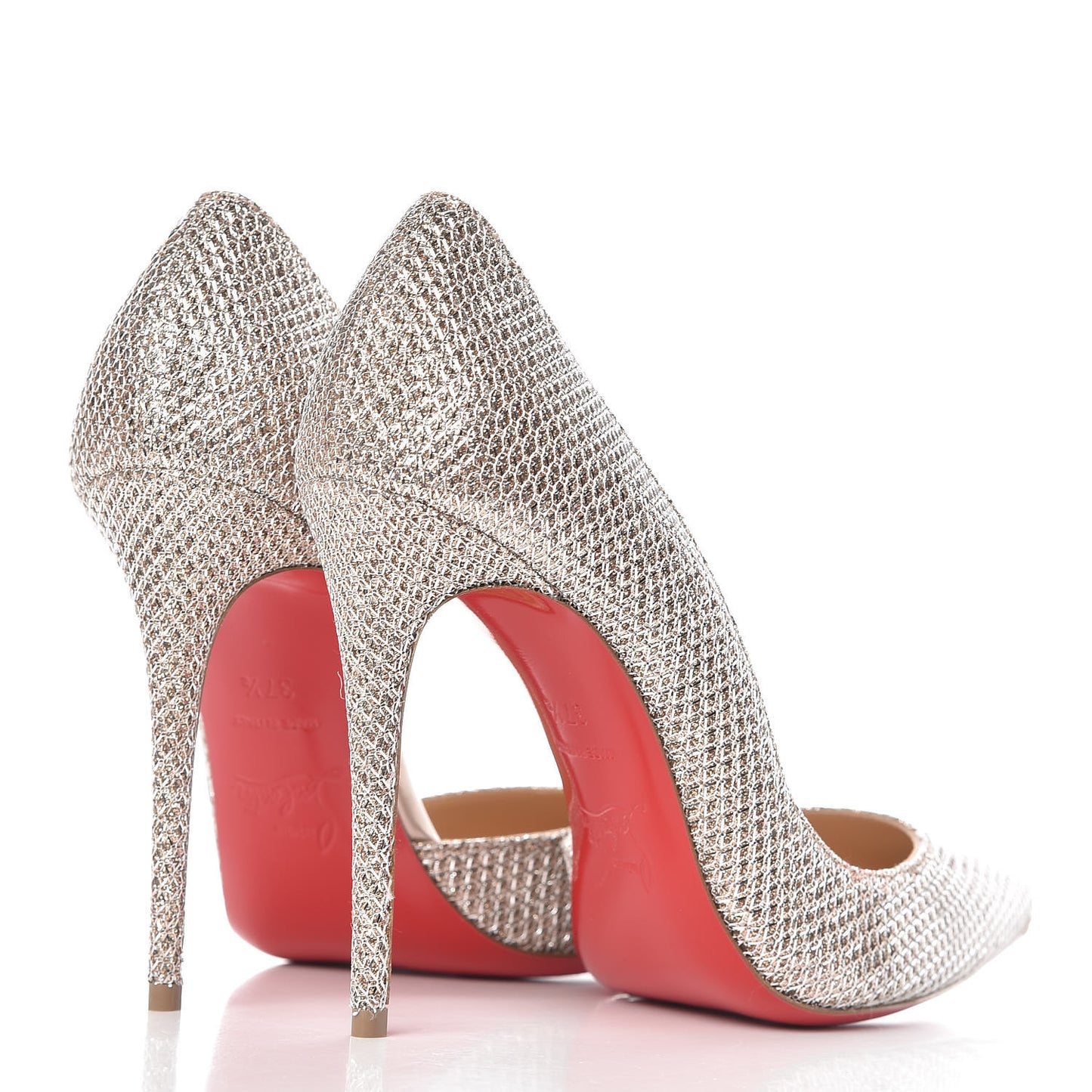 Glitter Luminor Iriza 100 Pumps 37.5 Colombe