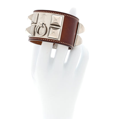 Hermes Barenia Collier De Chien CDC Bracelet Fauve 2 of 6