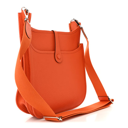 Hermes Taurillon Clemence Evelyne III PM Feu 5 of 27