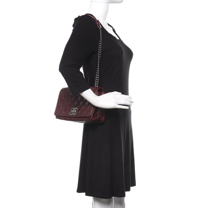 Chanel Goatskin Quilted Medium City Rock Flap Burgundy 2 of 9