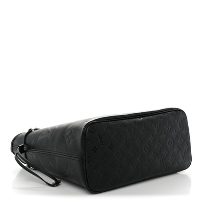 Louis Vuitton Empreinte Monogram Giant Neverfull MM Black 4 of 9