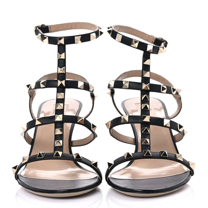 Valentino Garavani Nappa Rockstud Gladiator 70mm Sandals 40 Black 2 of 10