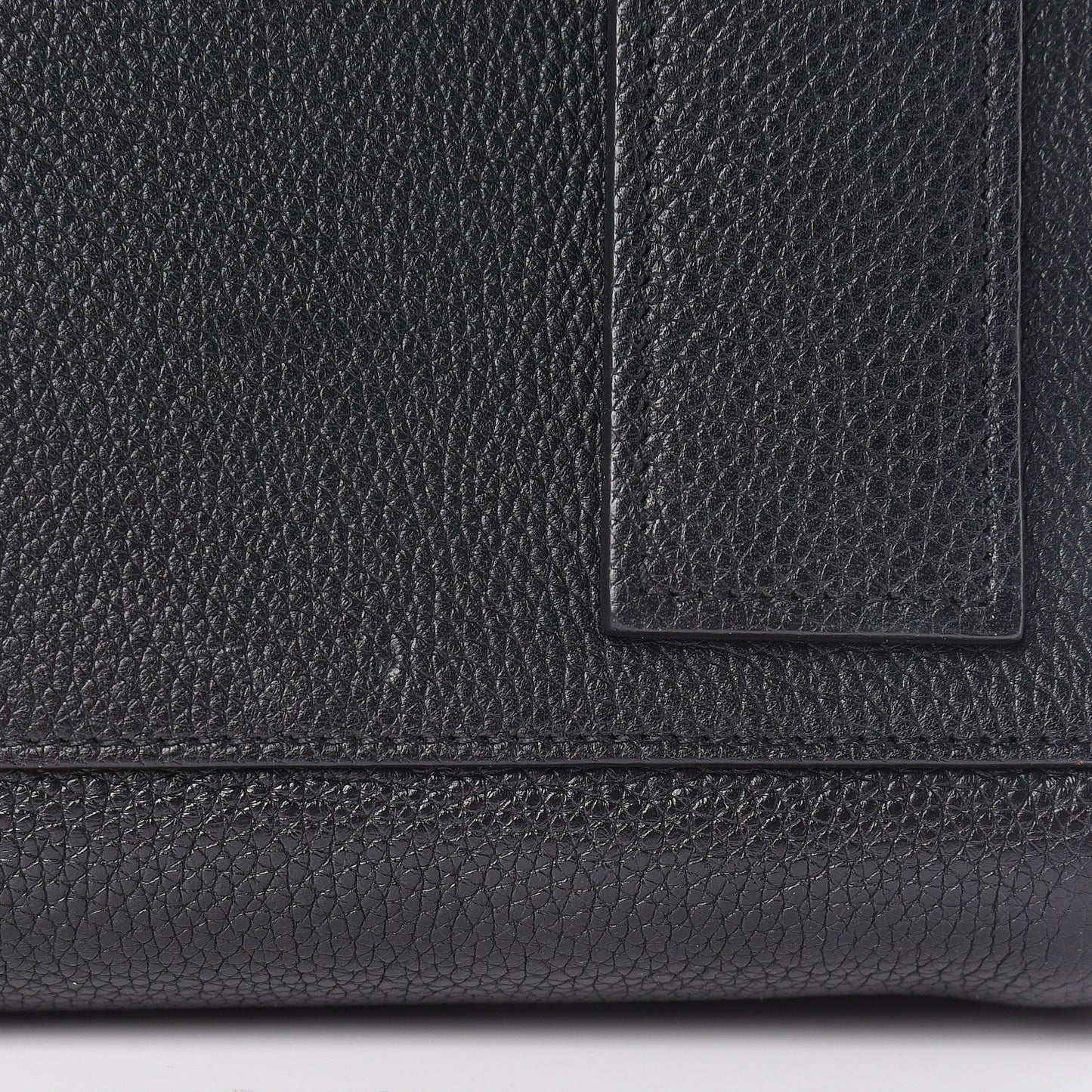 Grained Calfskin Small Supple Sac De Jour Black