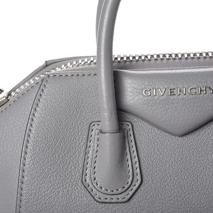 Givenchy Sugar Goatskin Mini Antigona Pearl Grey 10 of 13