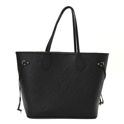 Louis Vuitton Empreinte Monogram Giant Neverfull MM Black 3 of 9