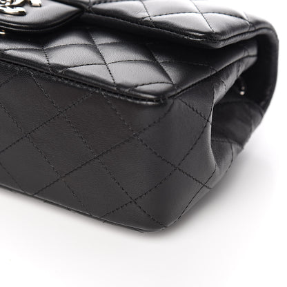 Chanel Lambskin Quilted Mini Rectangular Flap Black 9 of 12