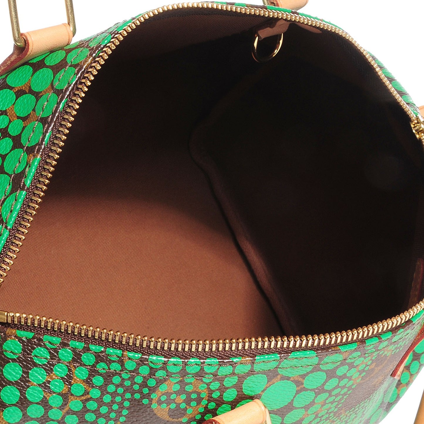 Monogram Kusama Town Speedy 30 Green