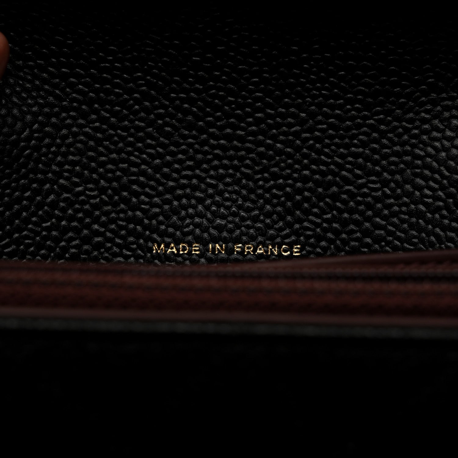 Chanel Caviar Quilted Large Gusset Flap Wallet Black 7 of 10