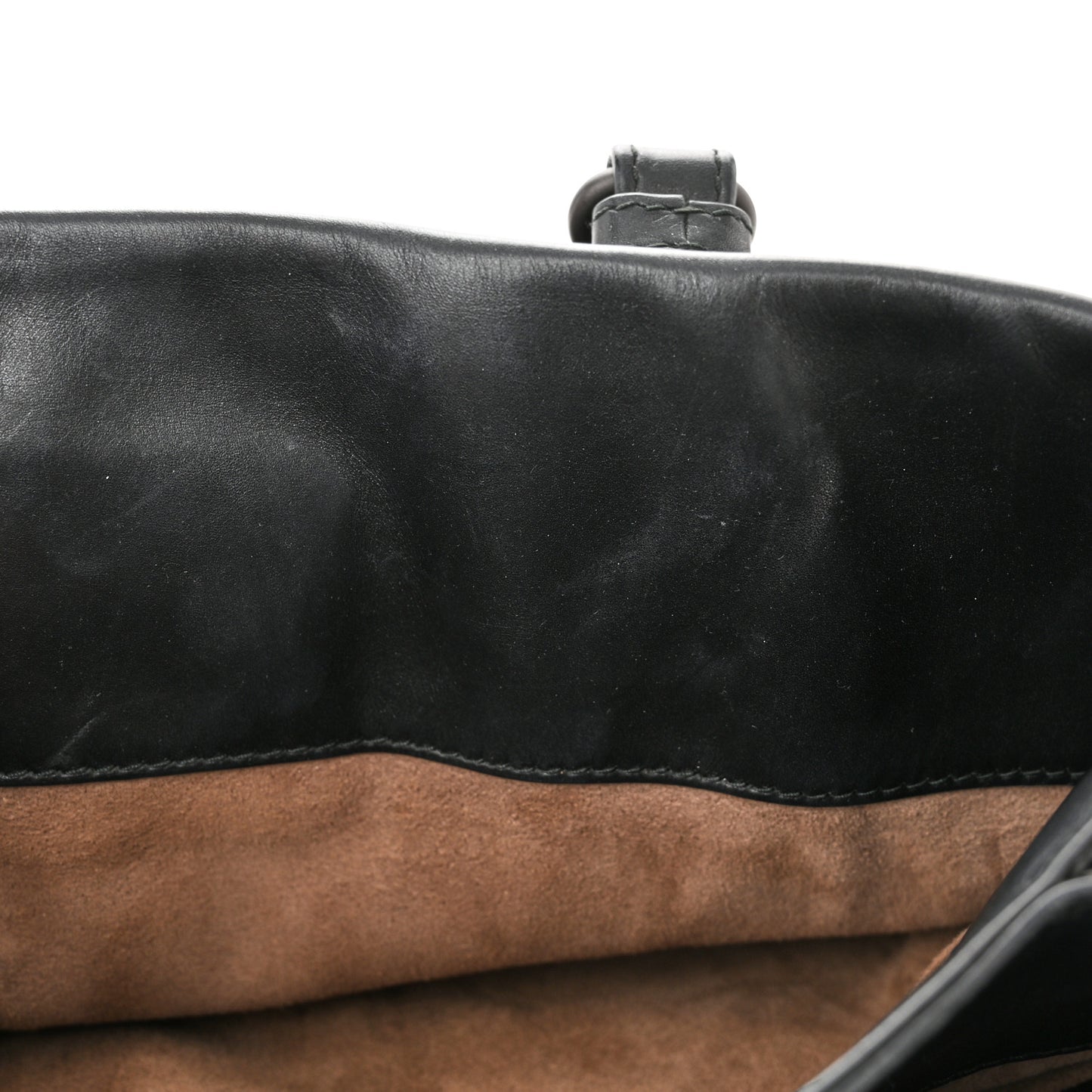 Nappa Intrecciato Small Roma Tote Black