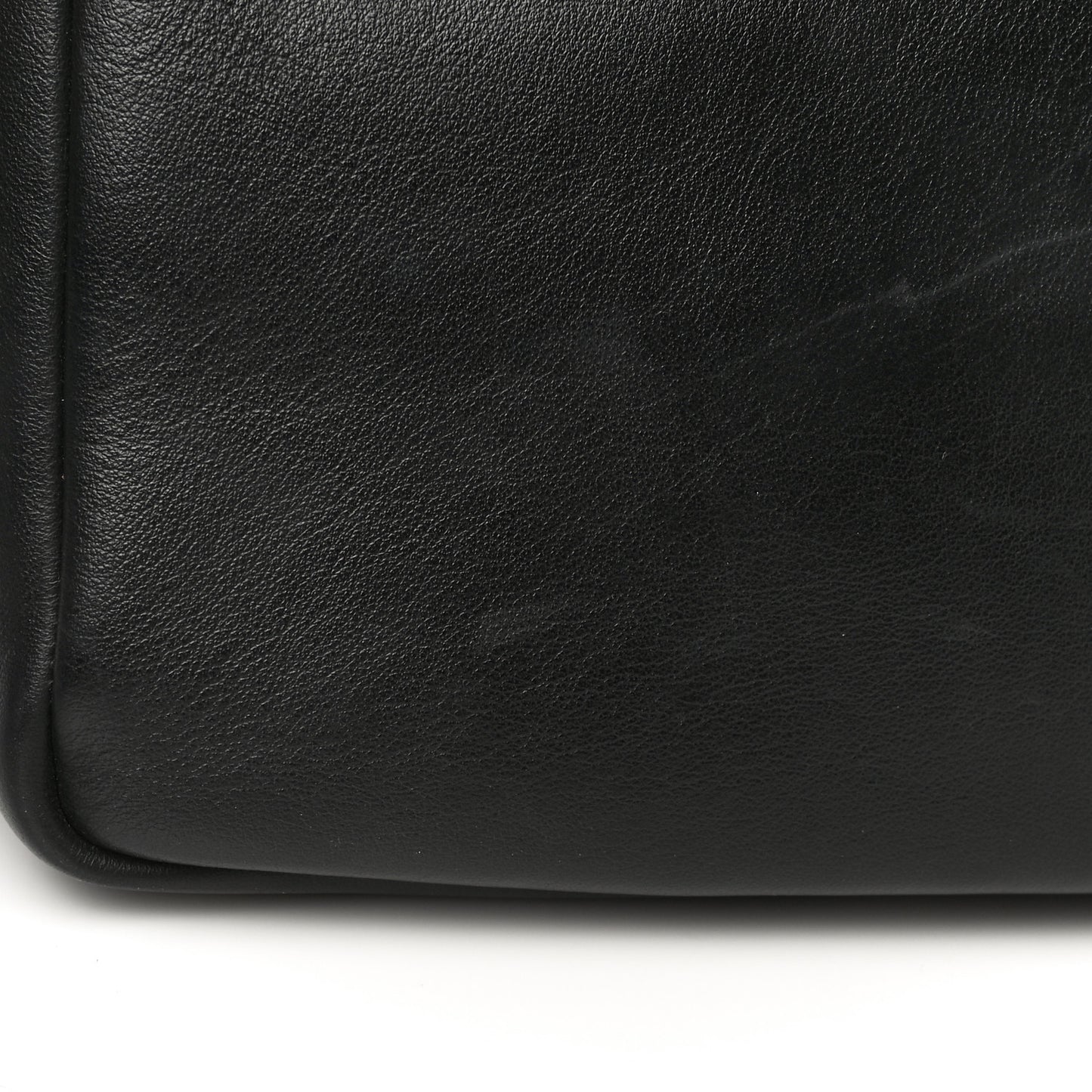 Calfskin Large Natalia Chain Bag Black