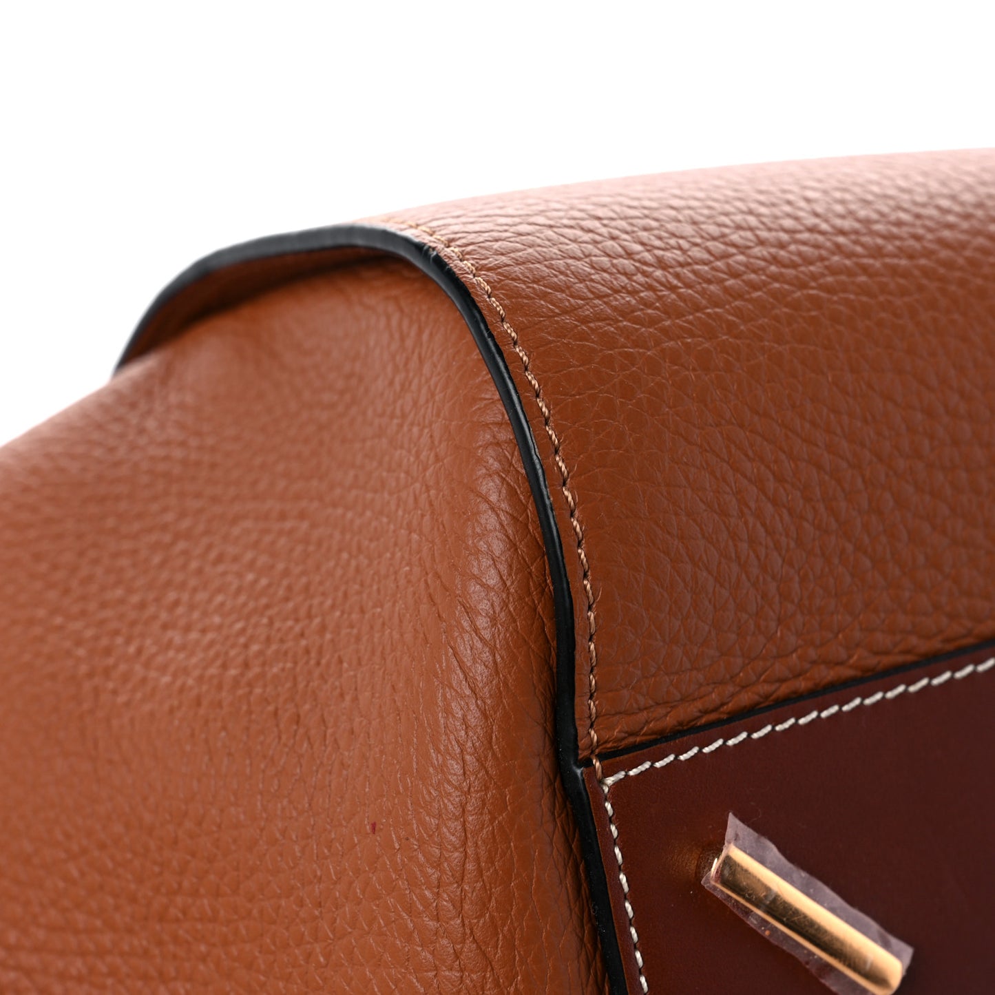 Grained Calfskin Small Hammock Shoulder Bag Tan
