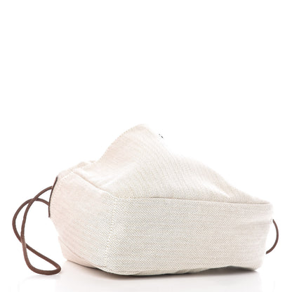 Hermes Canvas Barenia Fourbi 20 PM Pouch Naturel Fauve 4 of 12
