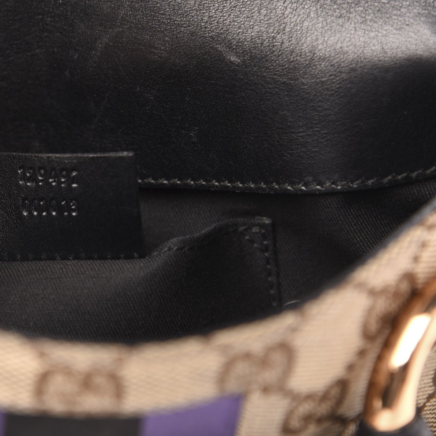 X TOM FORD Monogram Horsebit Web Clutch Purple