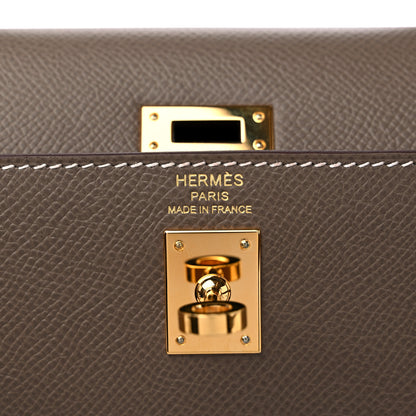 Hermes Epsom Kelly Sellier 25 Etoupe 7 of 11