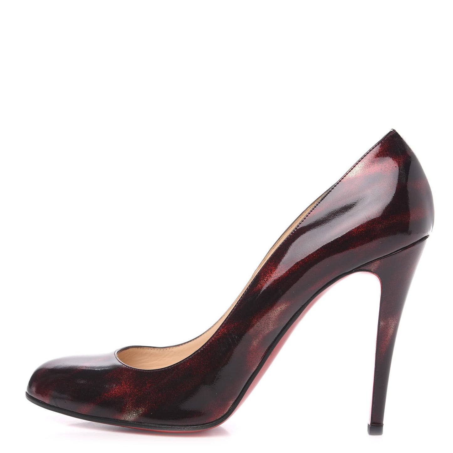 Patent Glitter Simple 100 Pumps 42 Burgundy