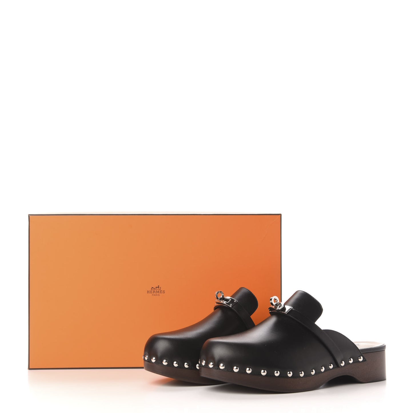 Calfskin Carlotta Mules 39 Black