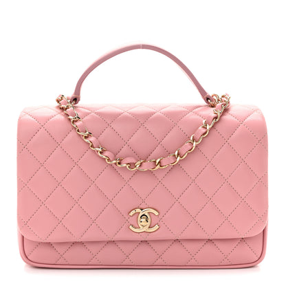 Chanel Lambskin Quilted Small Citizen Chic Flap Pink 1 of 15