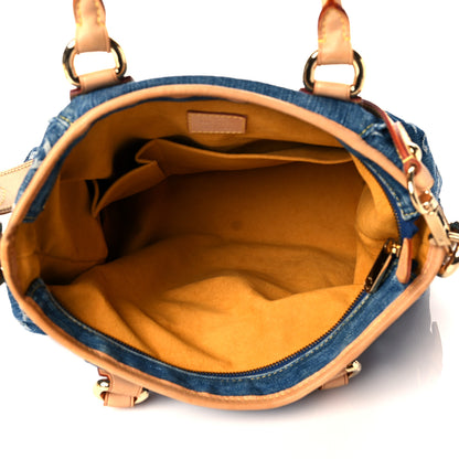 Louis Vuitton Denim Neo Cabby MM Blue 4 of 13