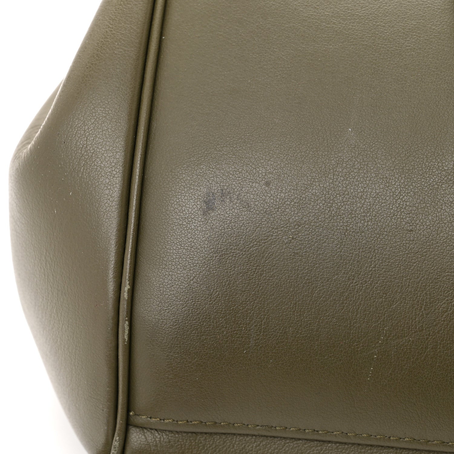 Celine Calfskin Large Soft 16 Bag Dark Olive 13 of 14