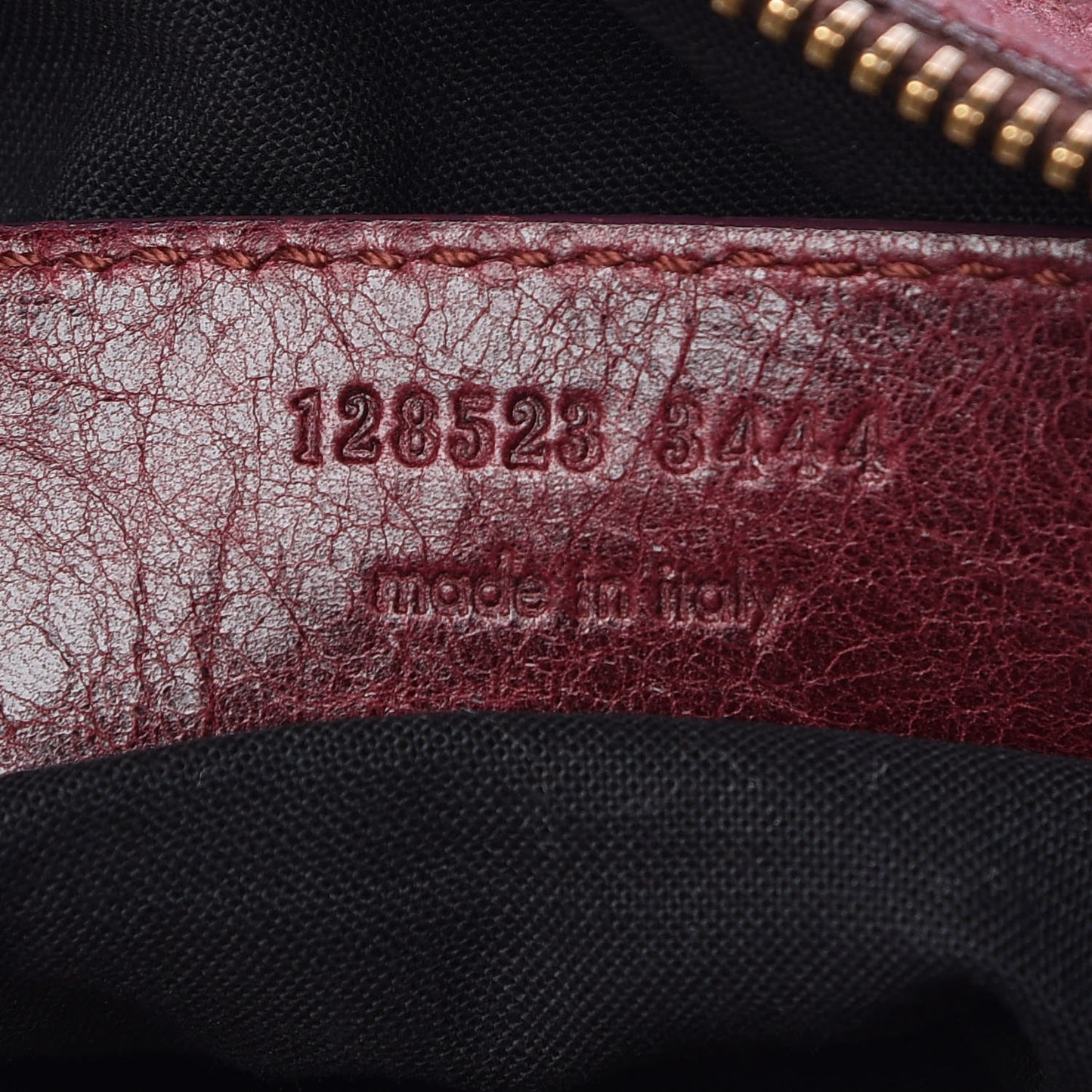 Chevre Classic Hardware Twiggy Rouge Grenat