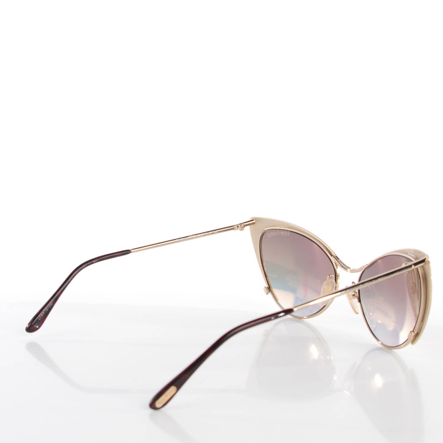Tom Ford Nastasya Cat Eye Sunglasses TF304 Rose Gold 2 of 8