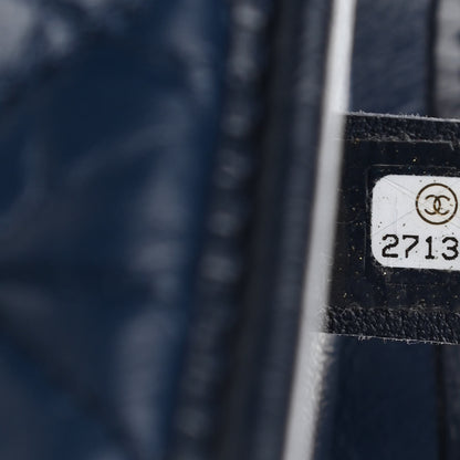 Chanel Aged Calfskin Quilted Small Gabrielle Hobo Navy 7 of 10