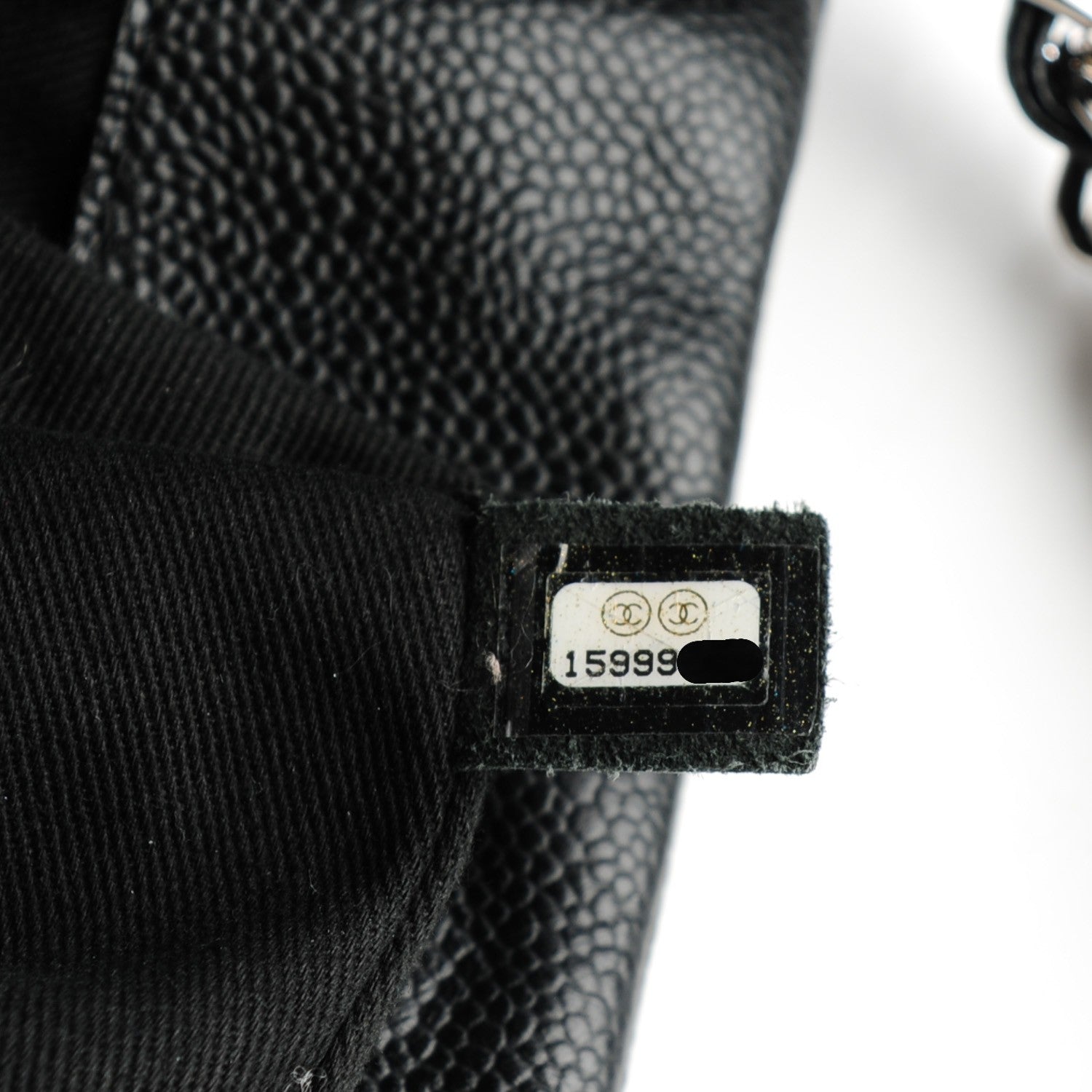 Chanel Caviar Large CC Tuck Tote Black 7 of 7