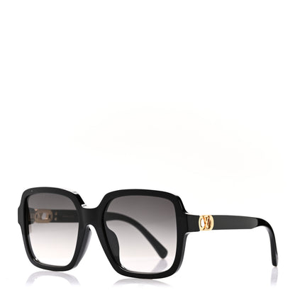 Louis Vuitton Acetate Square Sunglasses Black Black 1 of 7