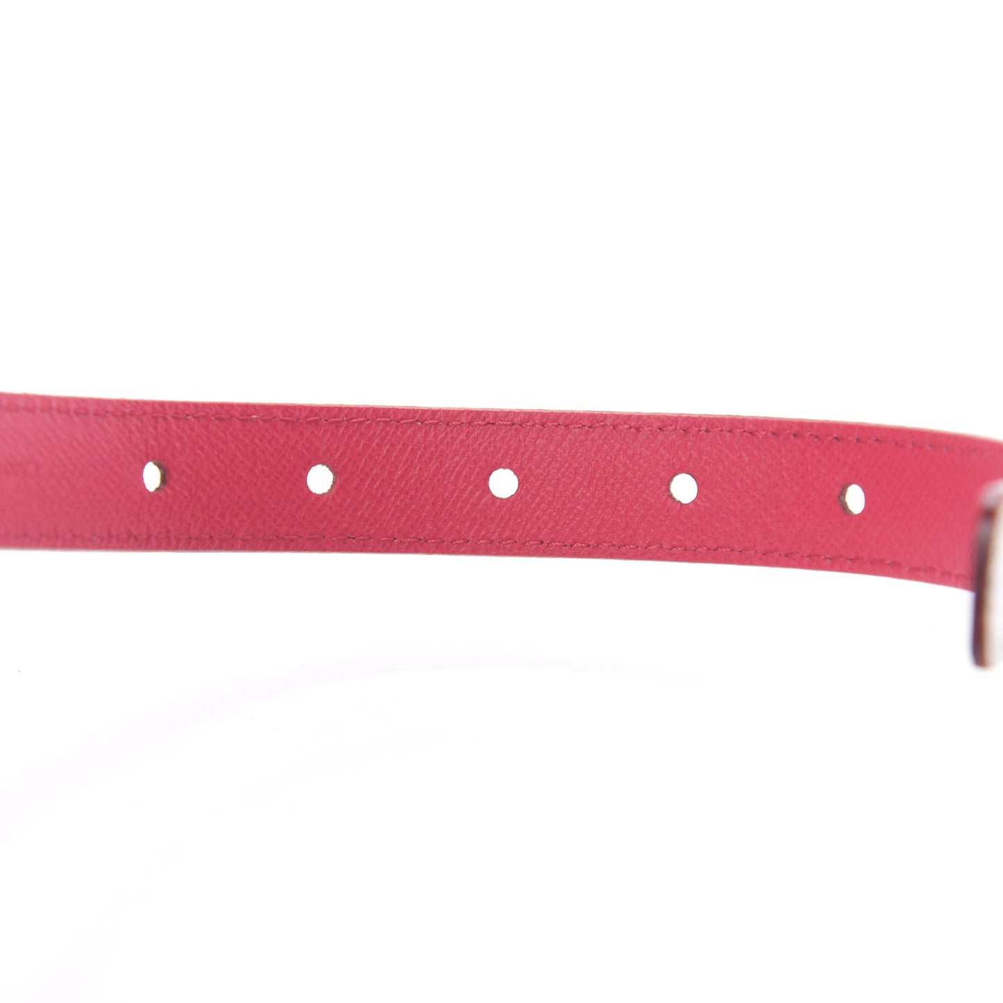 Monogram Multicolor LV Initiales Belt 80 32 White