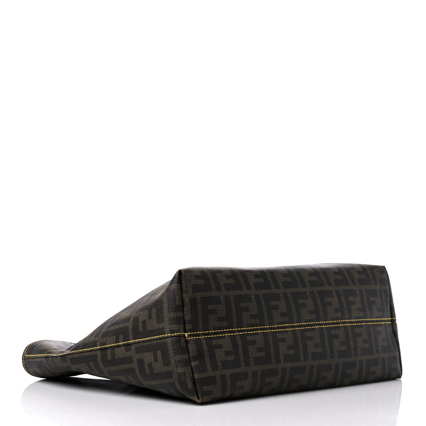 Zucca Spalmati Small Roll Tote Tobacco Giallo