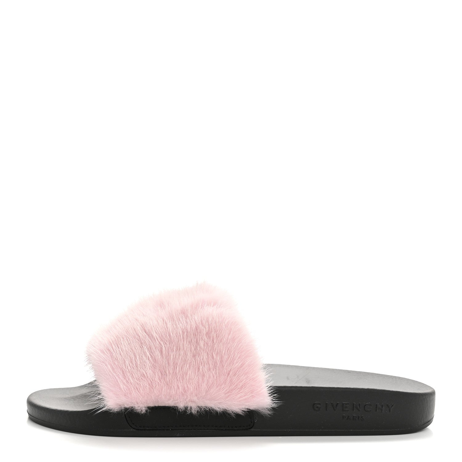 Givenchy Mink Rubber Slide Sandals 38 Rose Poudre 1 of 8